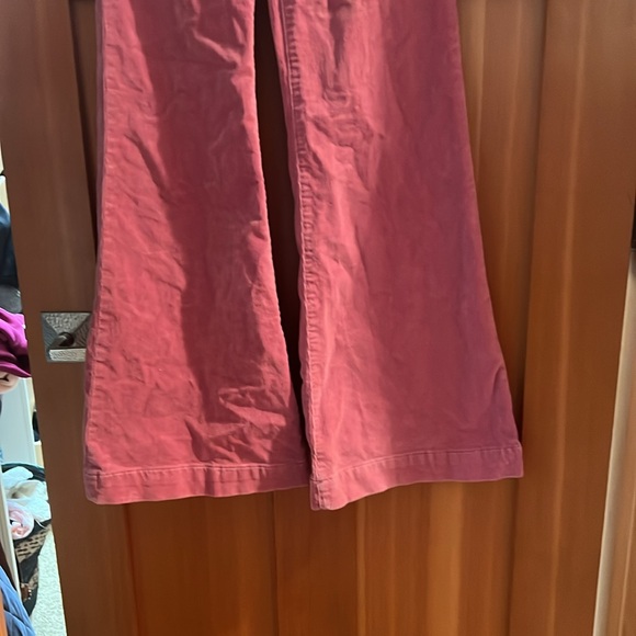 Rollas high rise flare pink corduroy pants - Picture 3 of 7